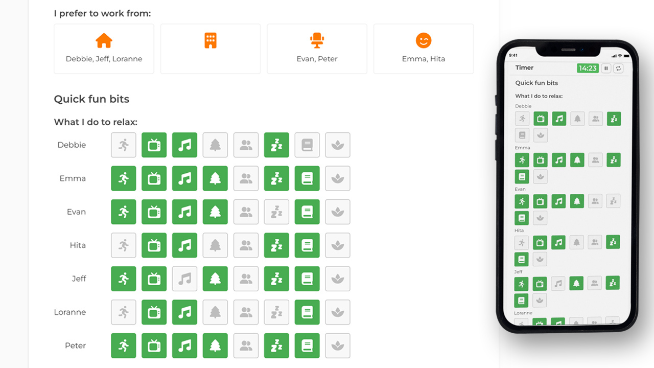 screenshot of Rising Team